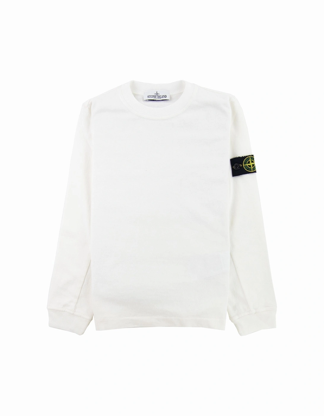 Junior Lightweight Crewneck Sweatshirt White, 3 of 2