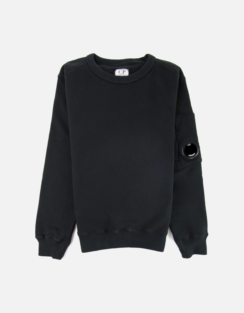 C.P. Company Undersixteen Lens Fleece Sweatshirt Black 999
