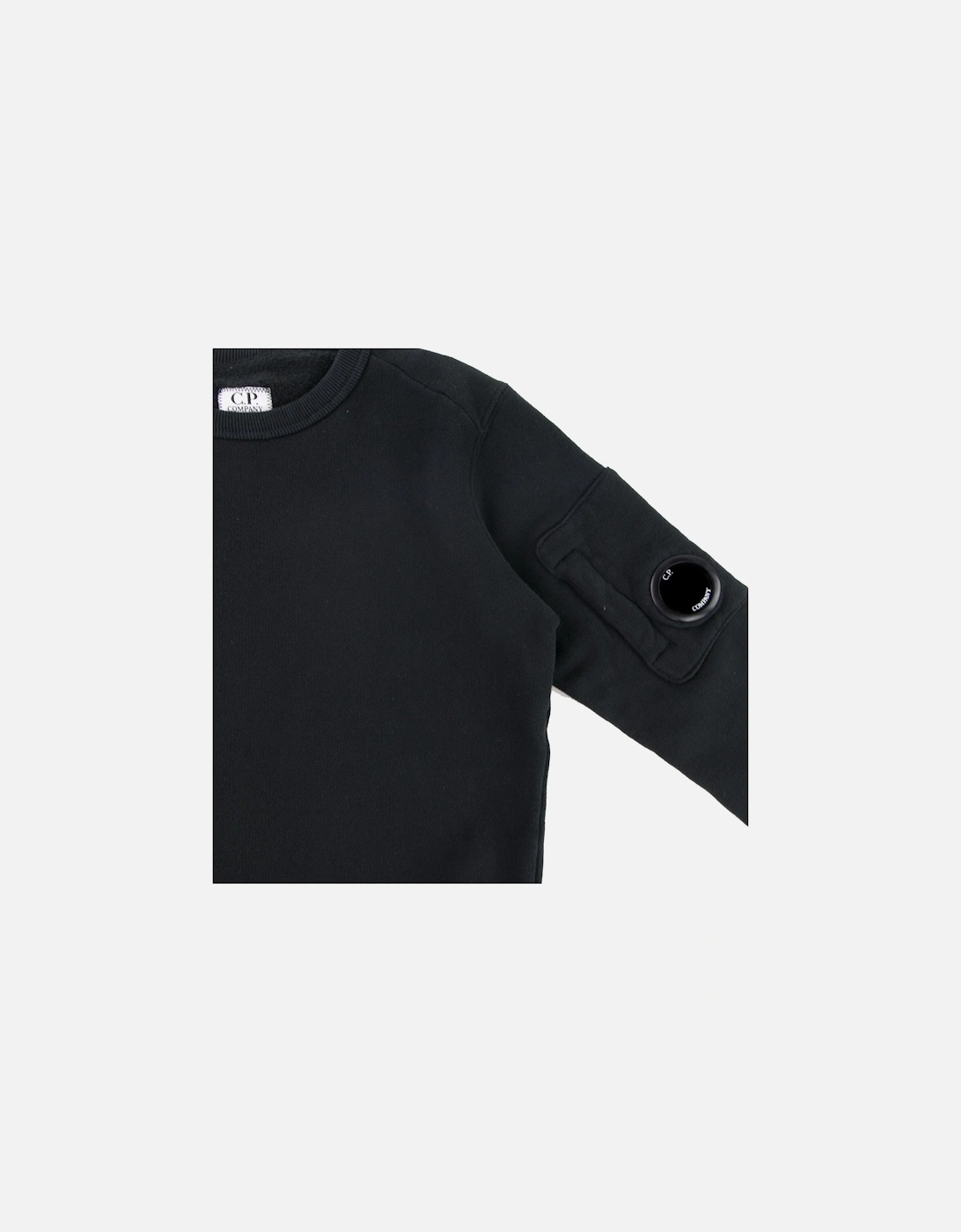 C.P. Company Undersixteen Lens Fleece Sweatshirt Black 999
