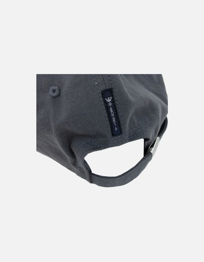 Junior Embroidered Eagle Logo Cap Grey/blue