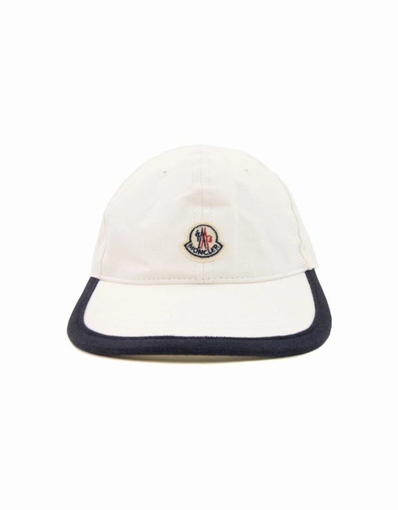 Junior Logo Cap White