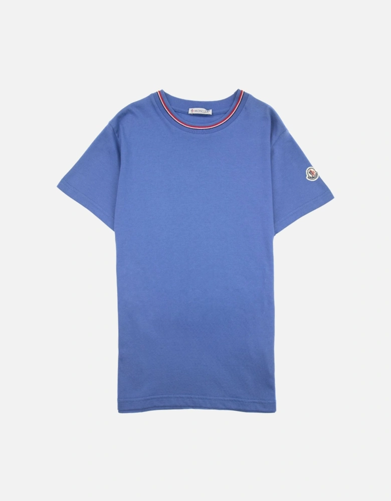 Junior Maglia Embroidered Arm Logo T Shirt Blue 706