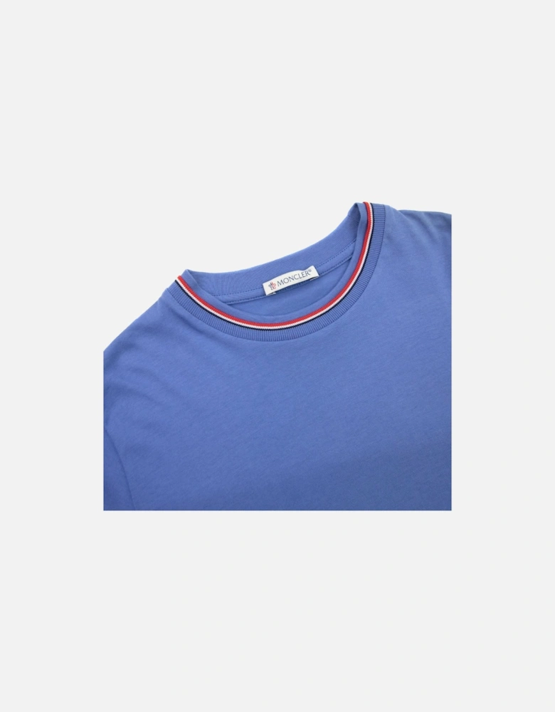 Junior Maglia Embroidered Arm Logo T Shirt Blue 706