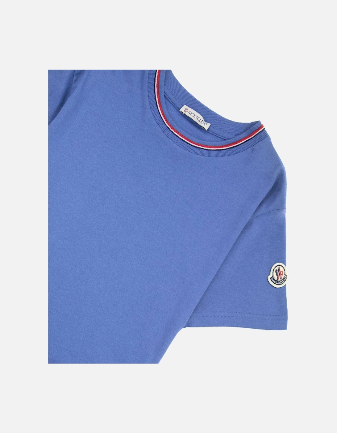 Junior Maglia Embroidered Arm Logo T Shirt Blue 706