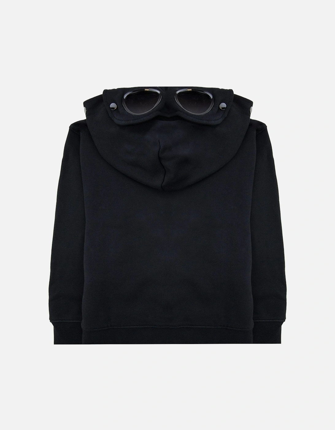 Undersixteen U16 Diagonal Fleece Goggle Hooded Sweatshirt Black 999