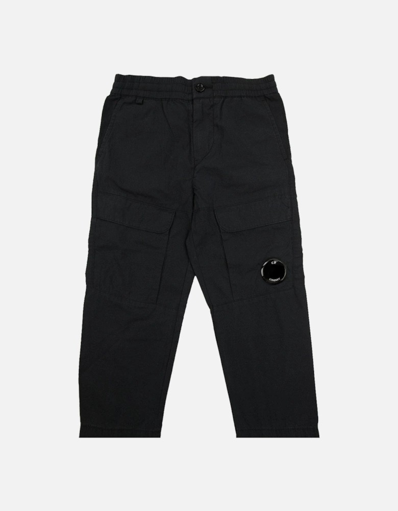 Undersixteen U16 Cotton Linen Cargo Pants Black 999