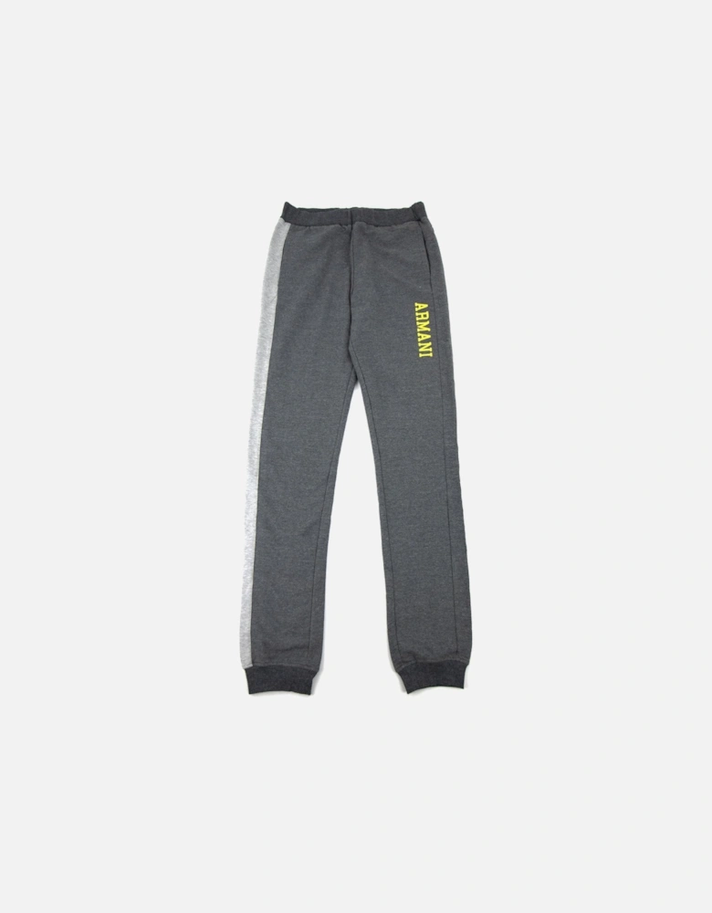 Junior Side Logo Jogging Pants Dark Grey
