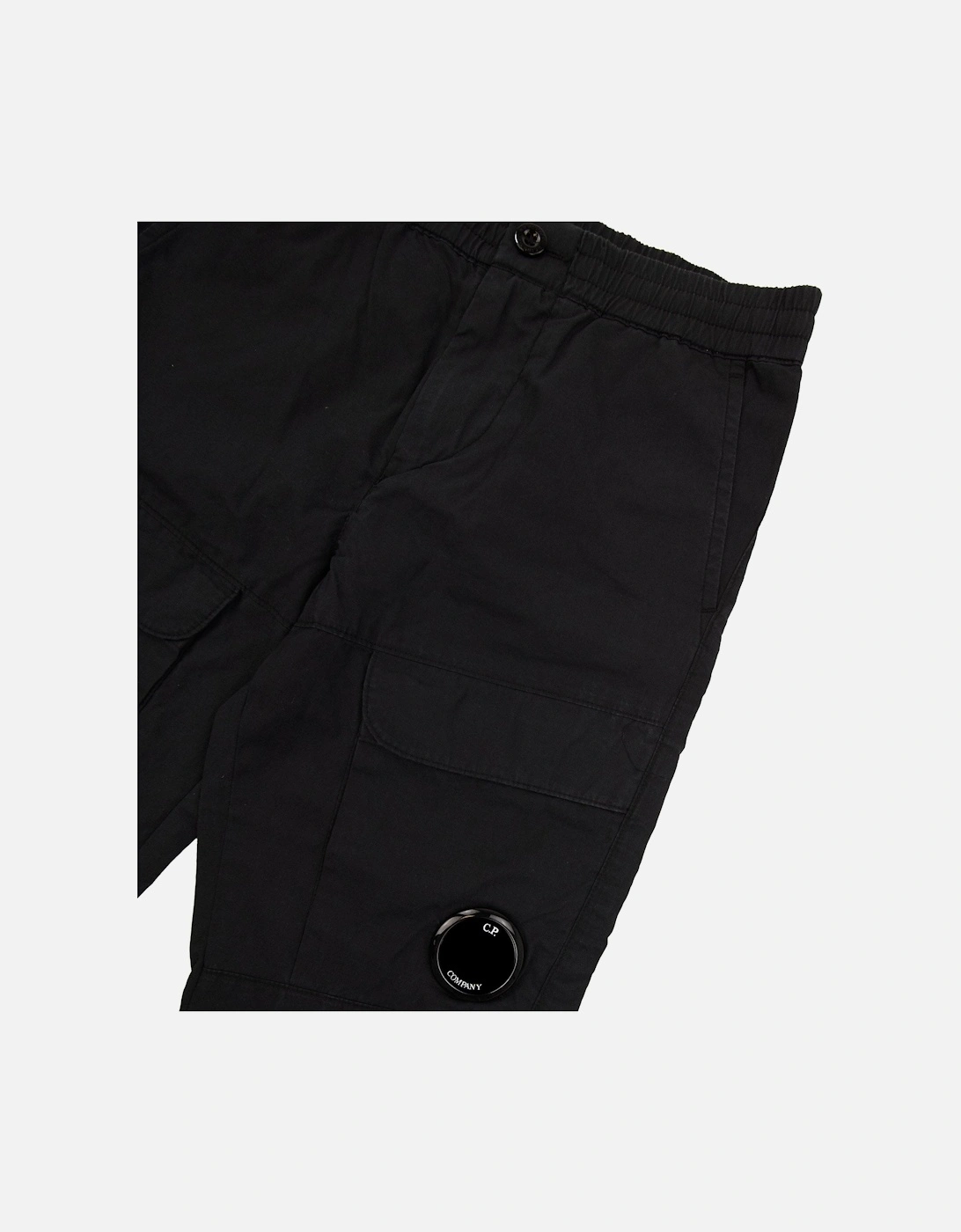 Undersixteen U16 Cotton Linen Cargo Pants Black 999