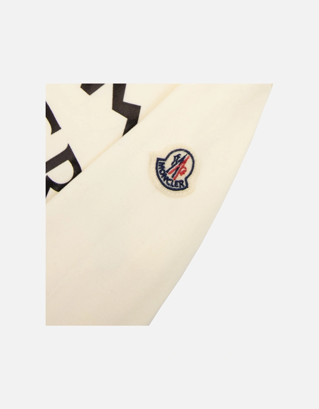 Junior Alpine Print Logo L/s T Shirt White 034