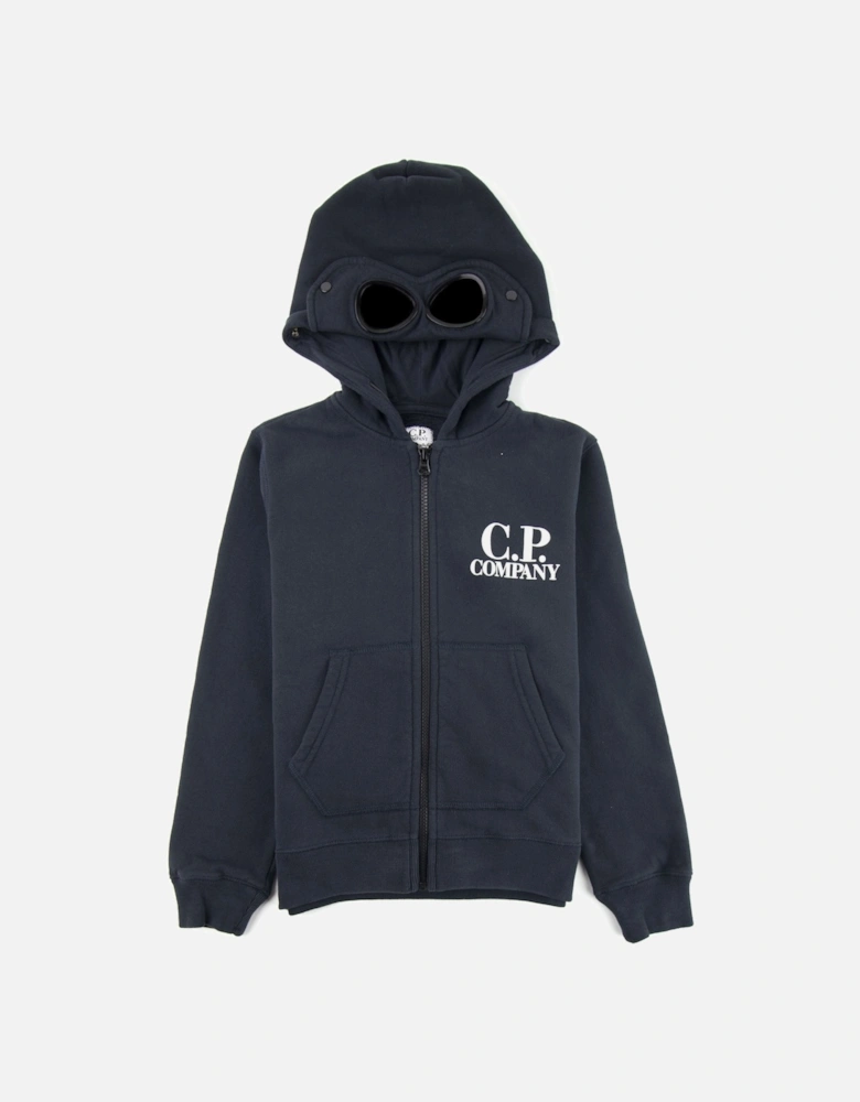 Undersixteen Basic Fleece Goggle Hooded Sweatshirt Navy 888