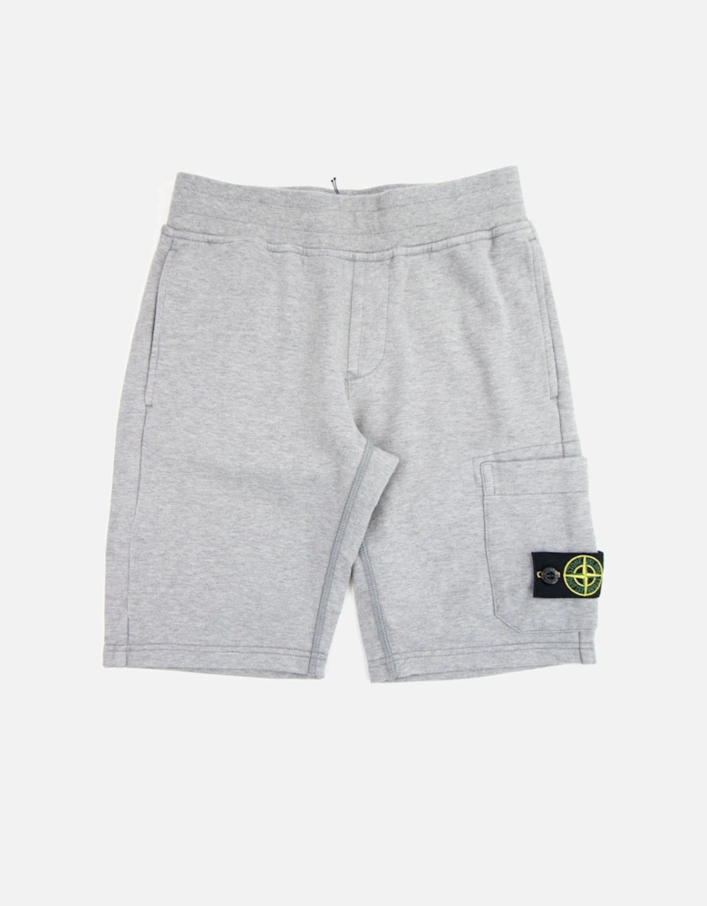 Junior Bermuda Fleece Shorts Light Grey V1064