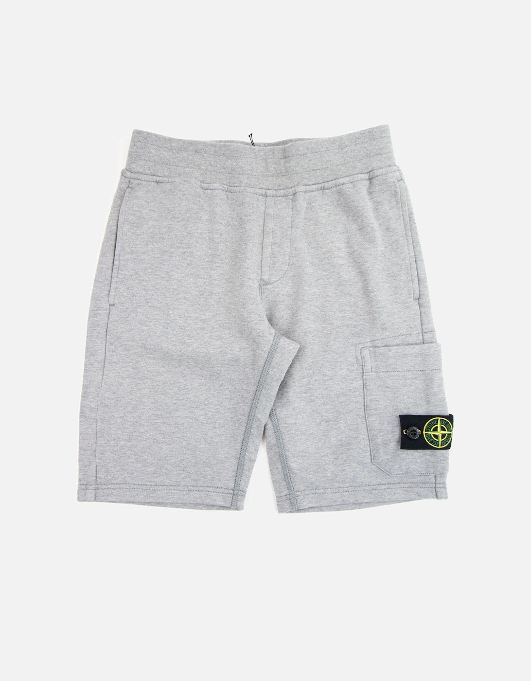 Junior Bermuda Fleece Shorts Light Grey V1064, 3 of 2