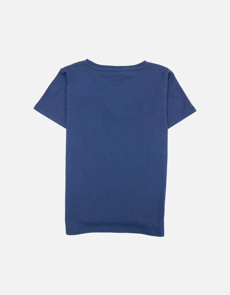Junior Logo T-shirt Navy Blue 4367