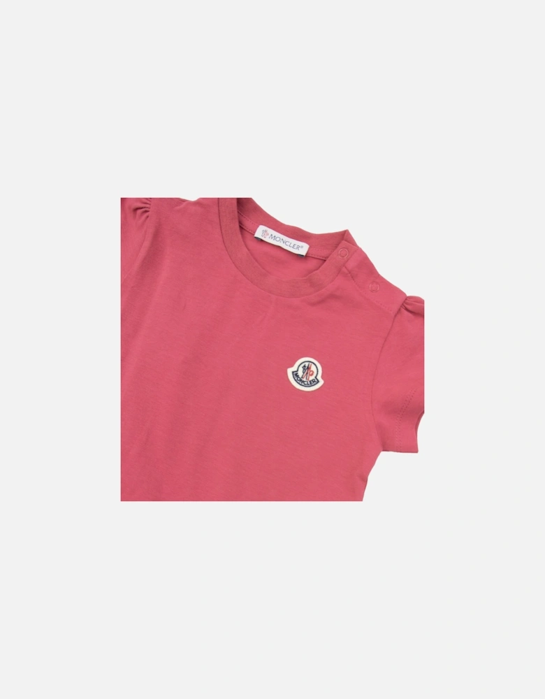 Junior Baby Girls Ruffle Dress Pink 557