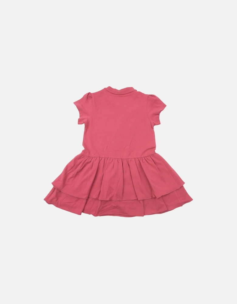 Junior Baby Girls Ruffle Dress Pink 557