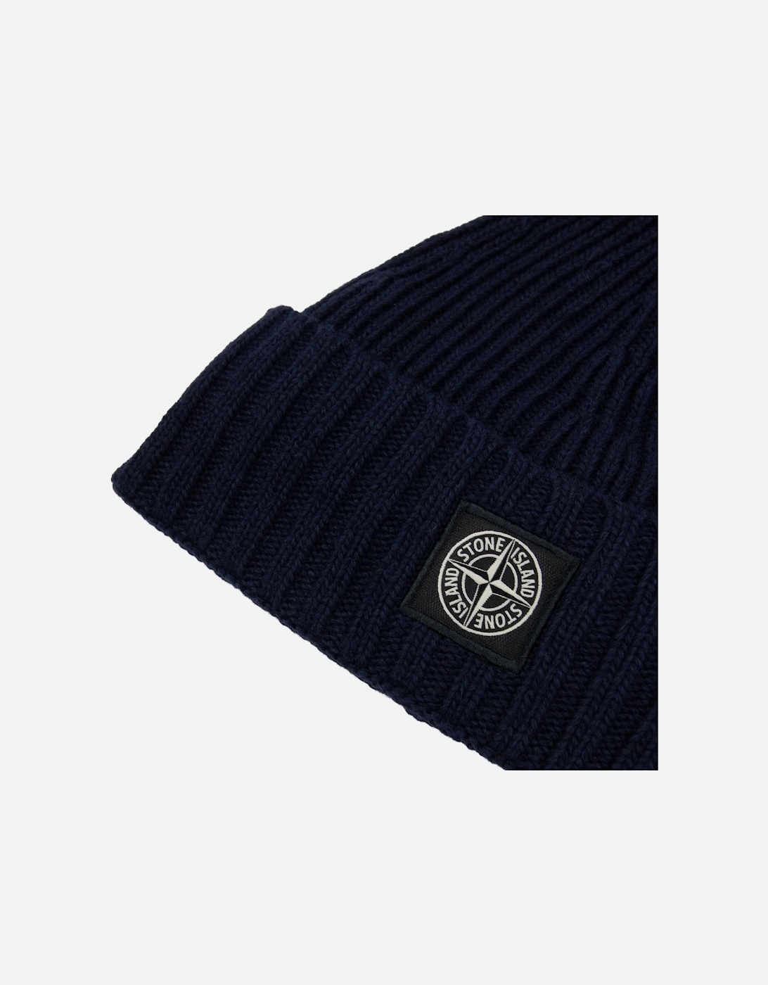 Junior N03z3 Wool Ribbed Beanie Navy Blue V0020