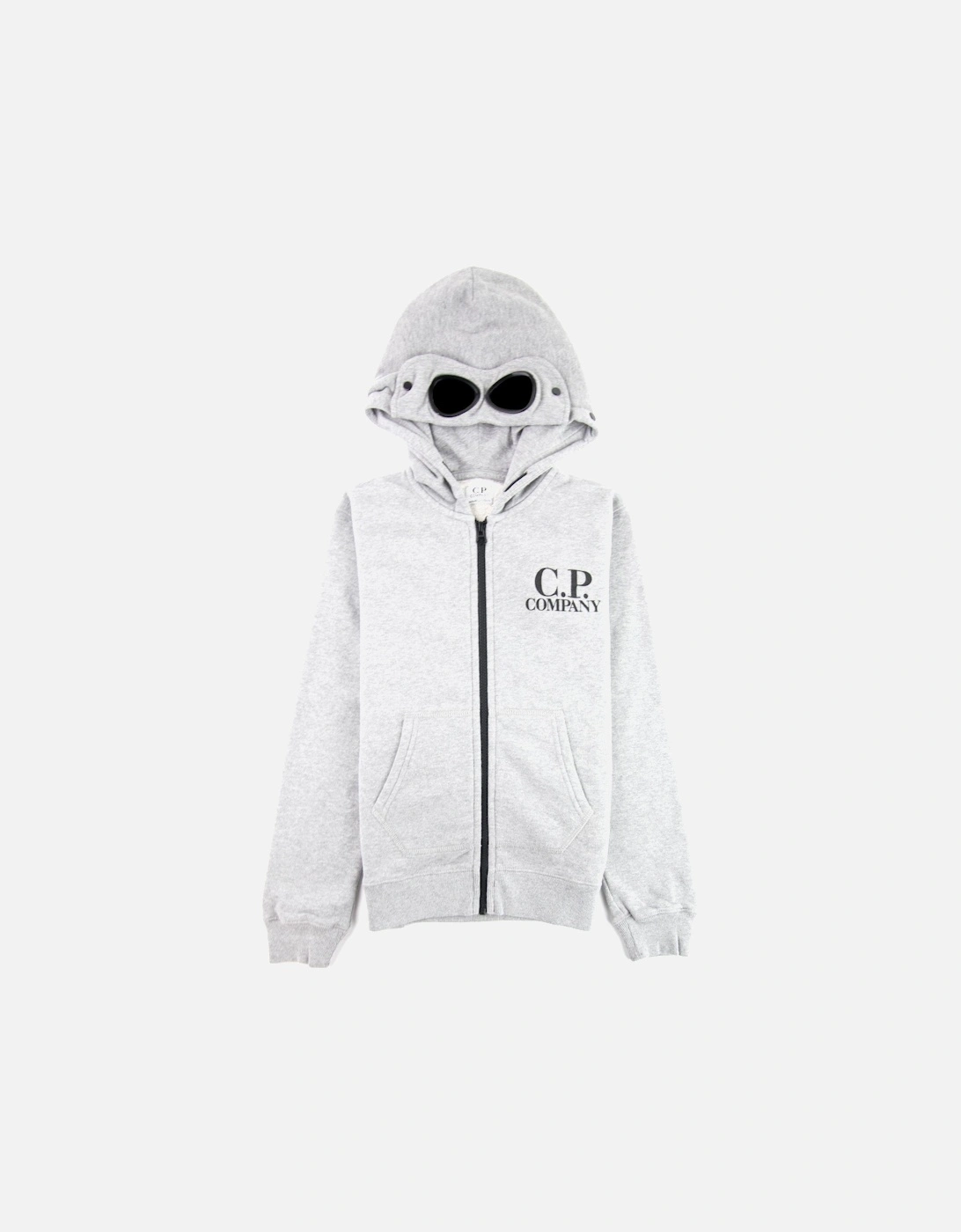 Undersixteen Basic Fleece Goggle Hooded Sweatshirt Grey M93, 4 of 3