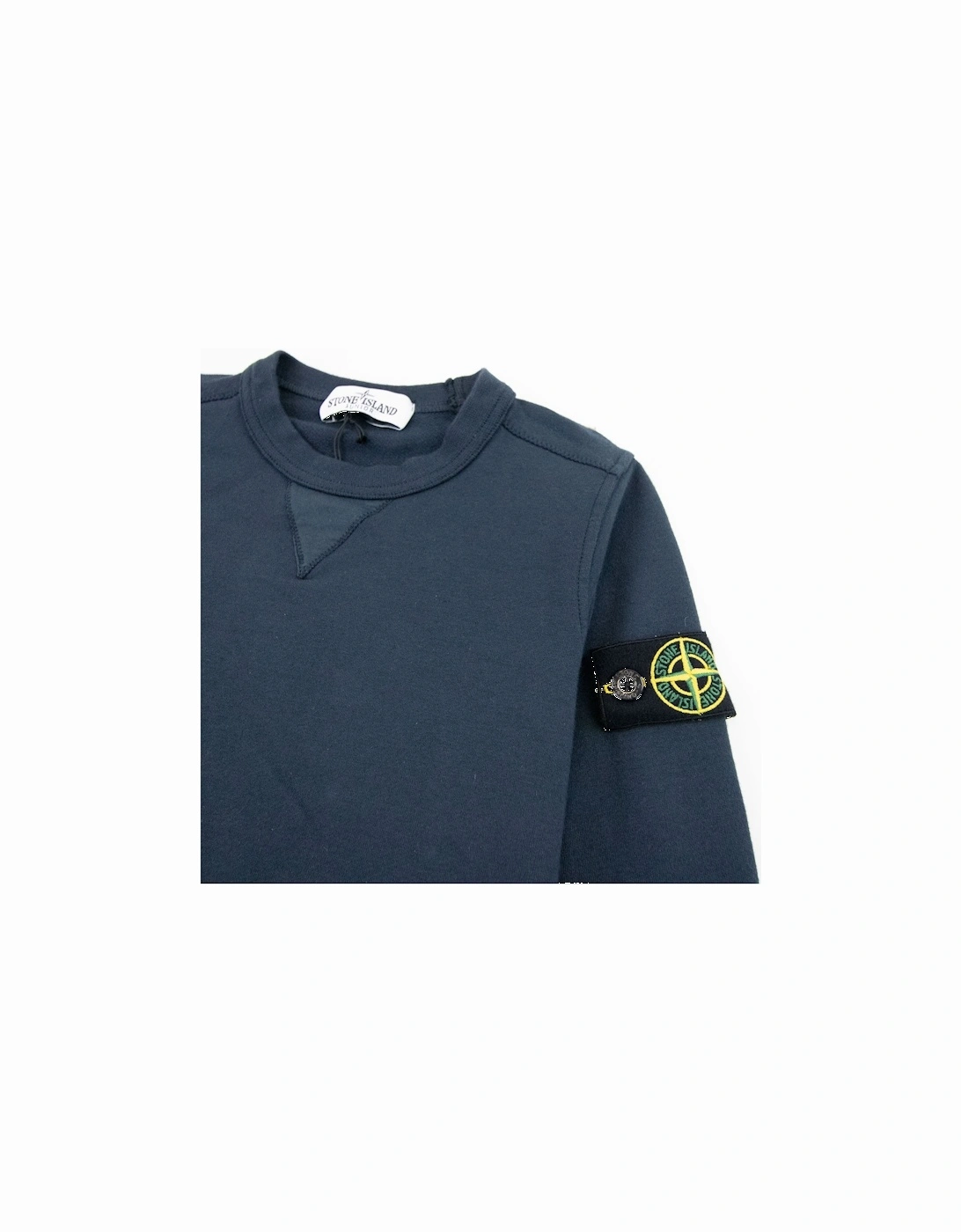 Junior Logo Plaque Sweatshirt Navy V0020