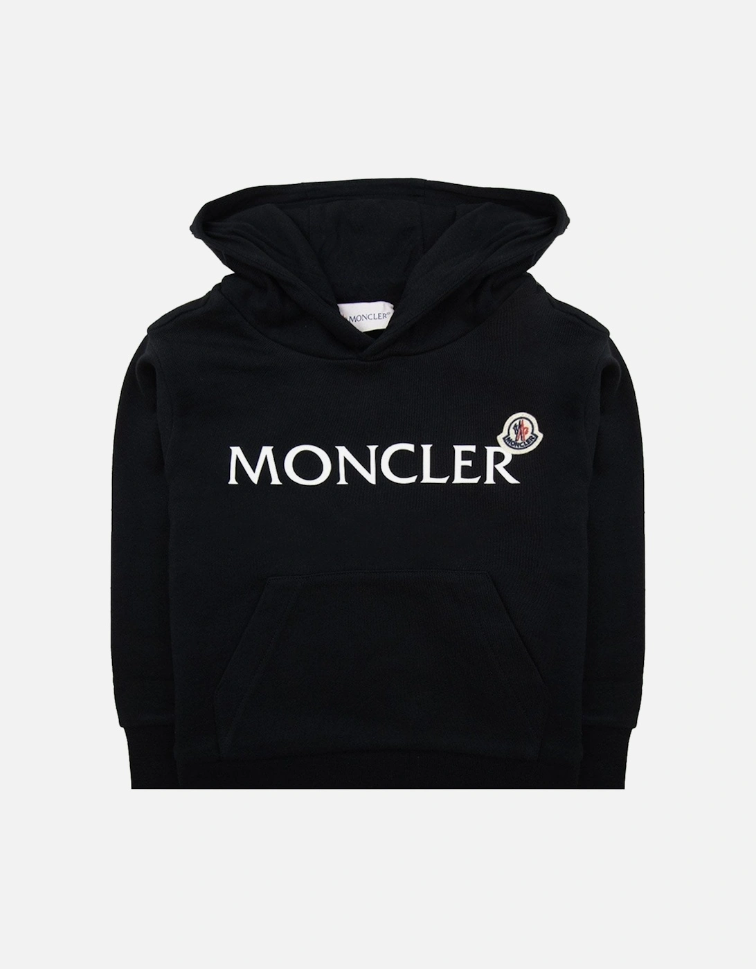 Junior Logo Printed Hoodied Sweatshirt Black 999, 6 of 5