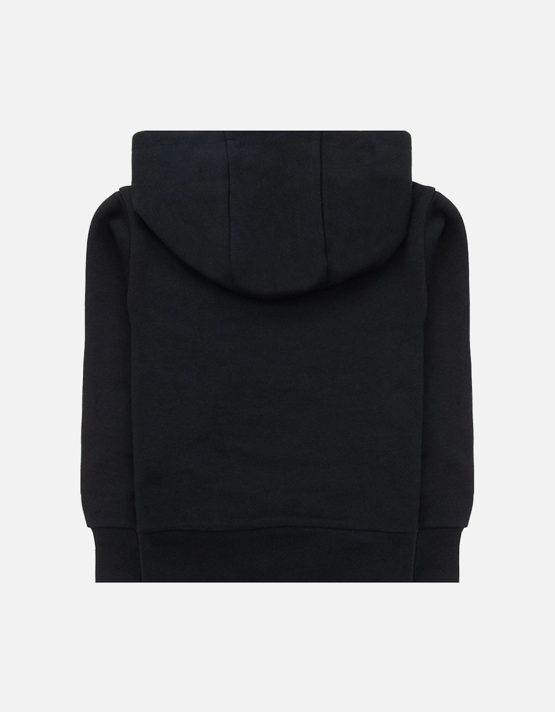 Junior Logo Printed Hoodied Sweatshirt Black 999