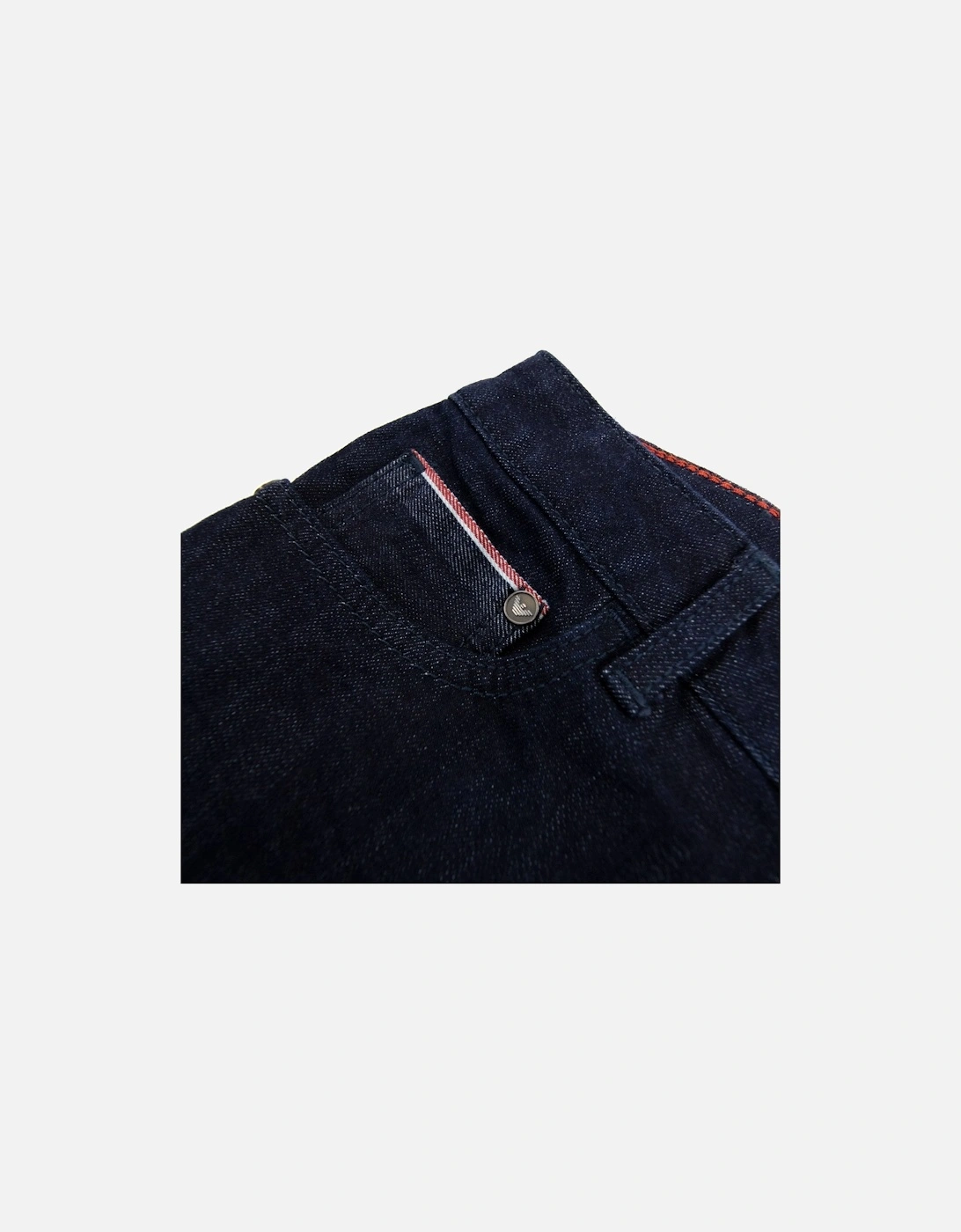 Junior Five Pocket Dark Denim Jeans Dark Denim