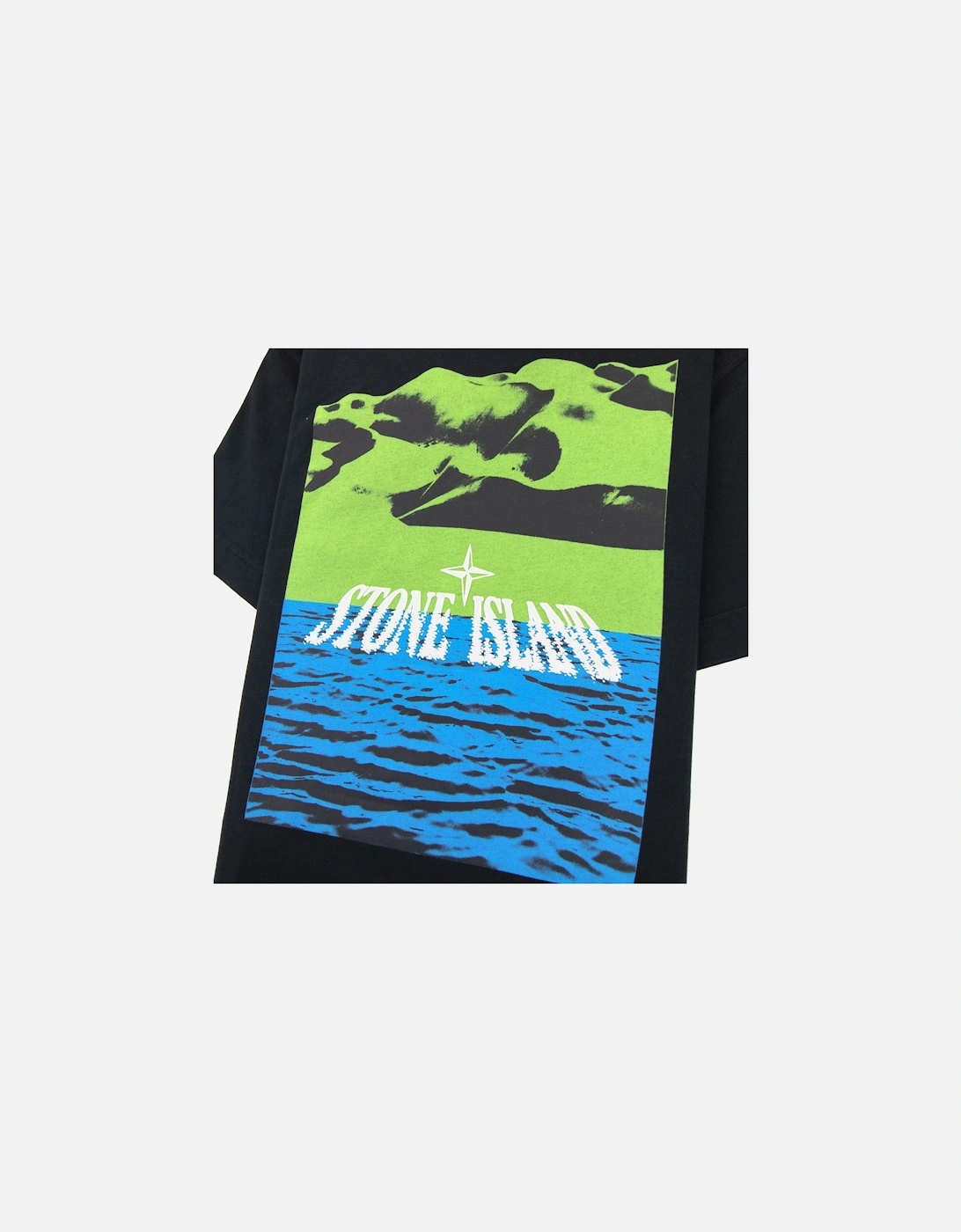 Junior Digital Landscape T-shirt Black V0029