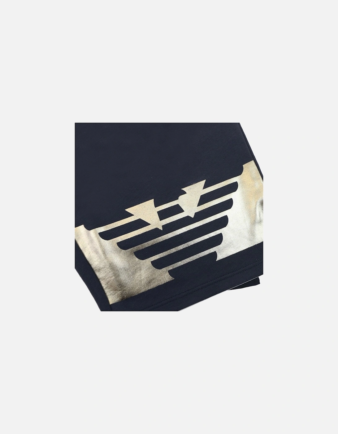 Jnr T-shirt And Shorts Set With Metal Prints Grey/black