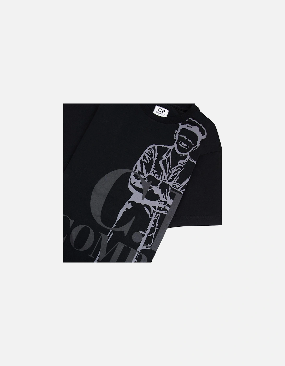 Undersixteen 30/1 Maxi Logo T Shirt Black 999