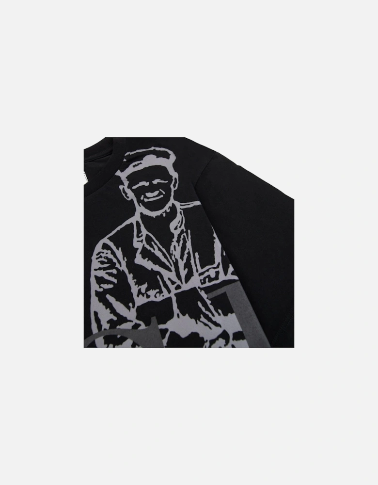 Undersixteen 30/1 Maxi Logo T Shirt Black 999