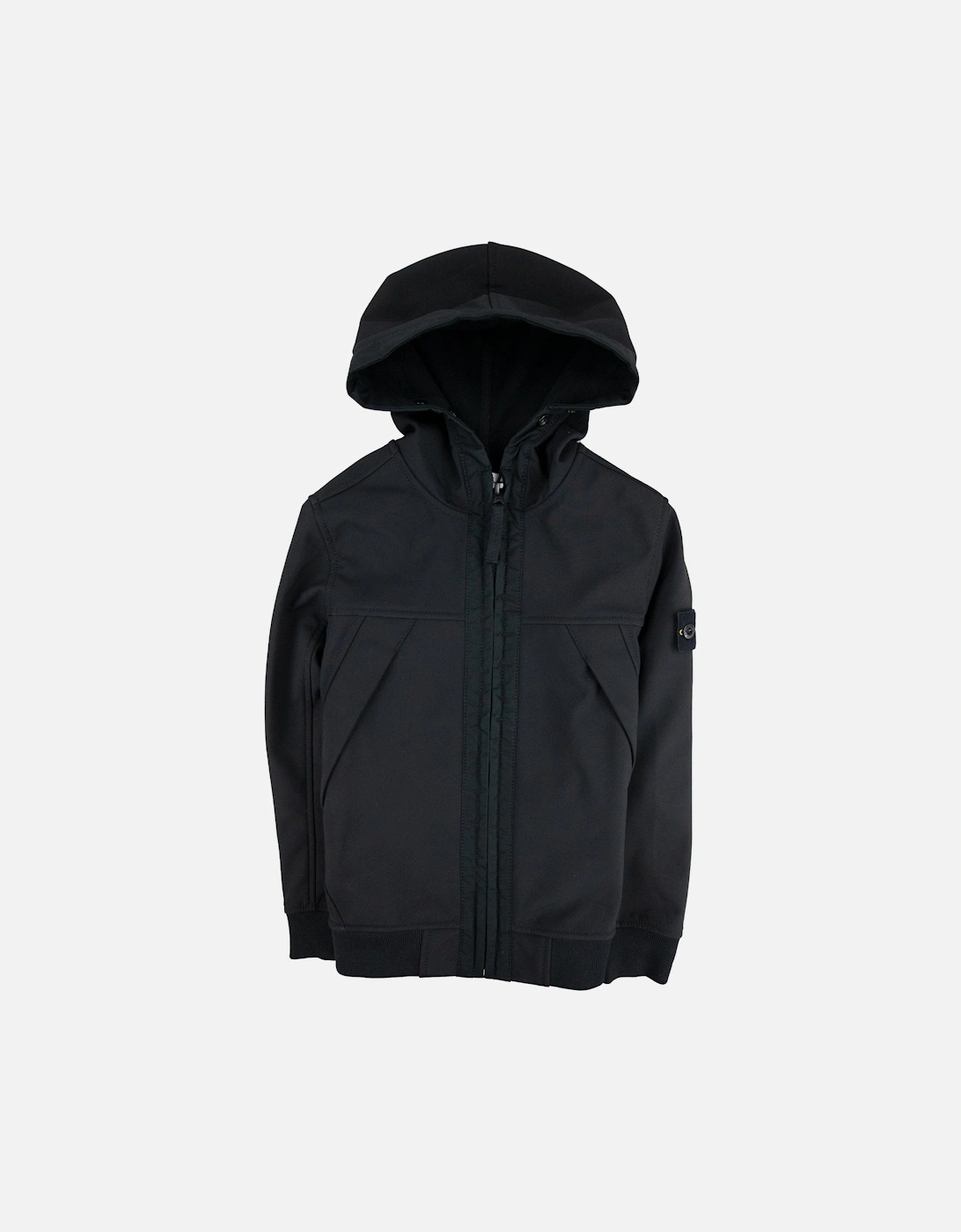 Junior Compass Hooded Woven Jacket Black V0029, 5 of 4