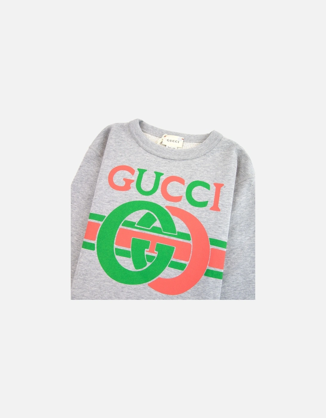 Junior Interlocking G Sweatshirt Grey