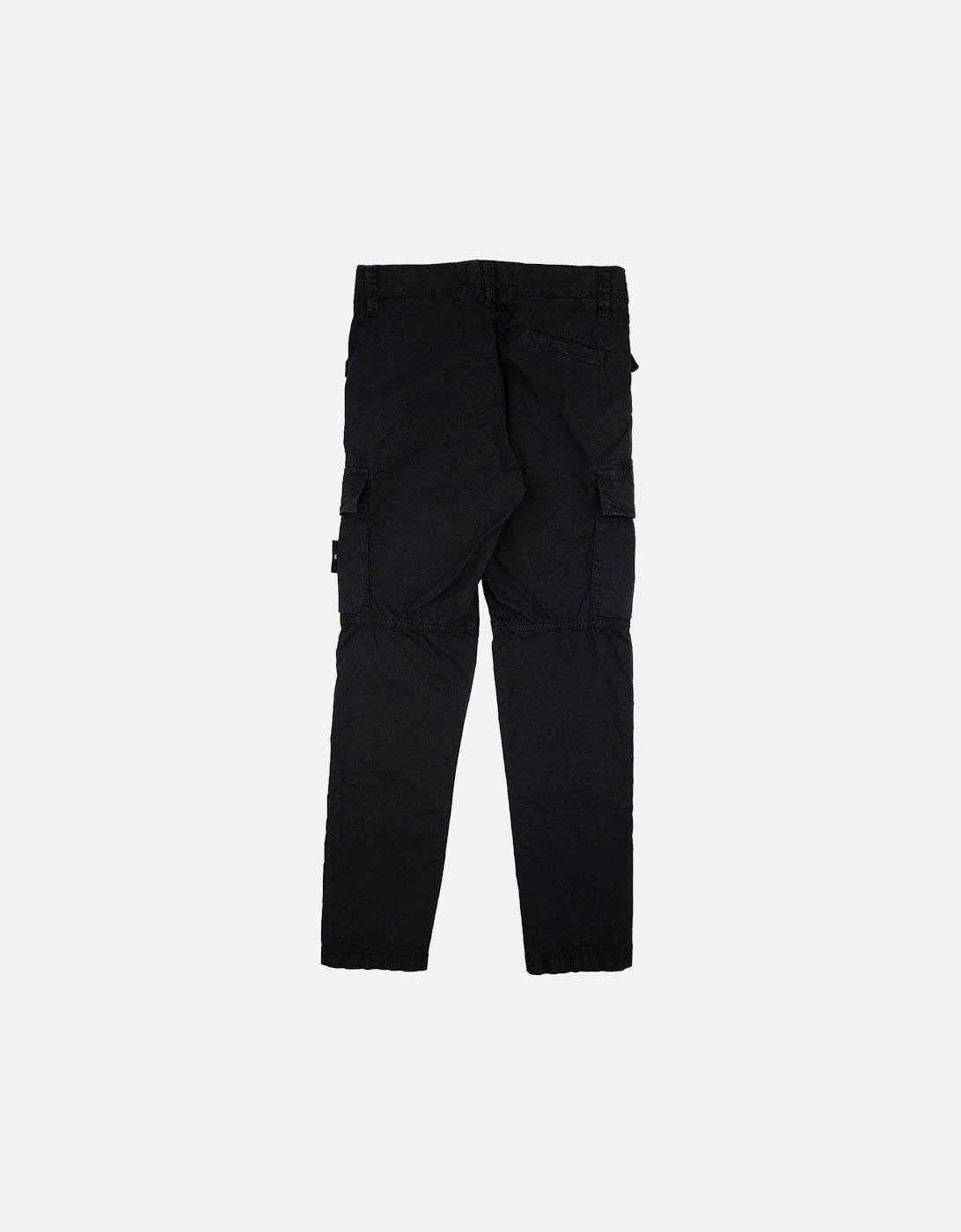 Junior 30410 Garment Dyed Heavy Stretch Cargo Pants Black V0129
