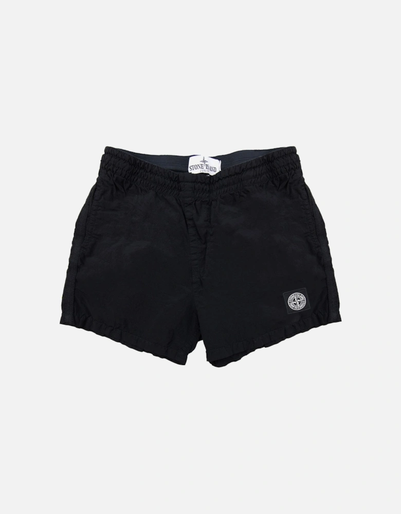 Junior B10001 Nylon Metal In Econyle Swim Shorts Black V0029