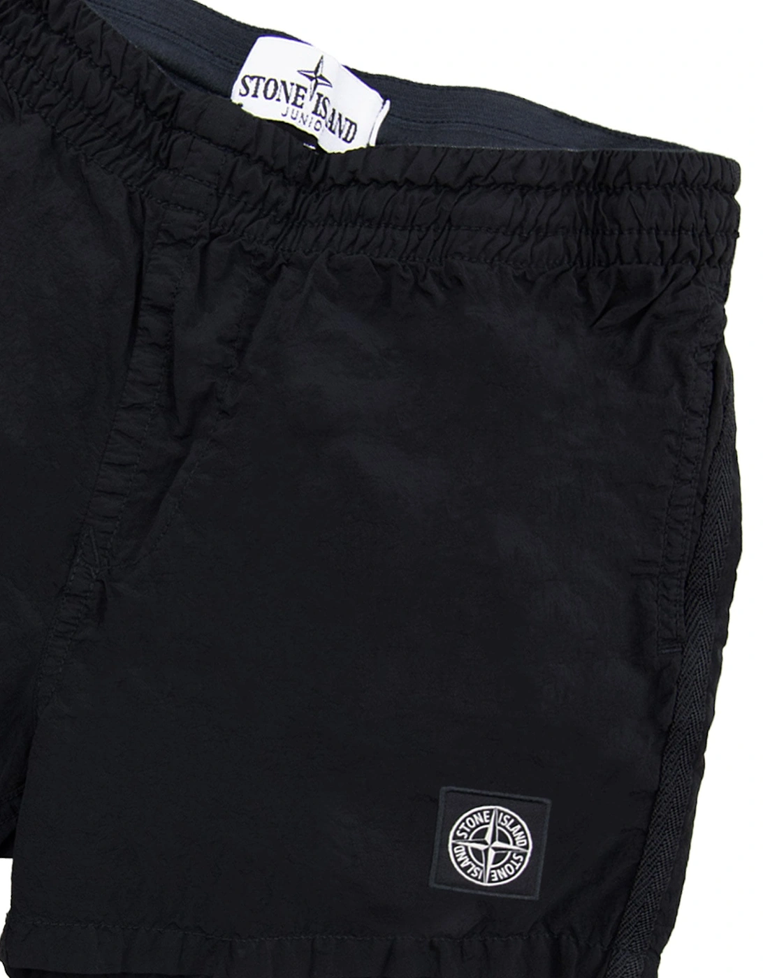Junior B10001 Nylon Metal In Econyle Swim Shorts Black V0029