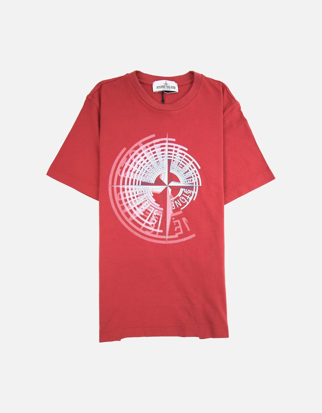 Junior Spiral Compass T-Shirt Red, 3 of 2