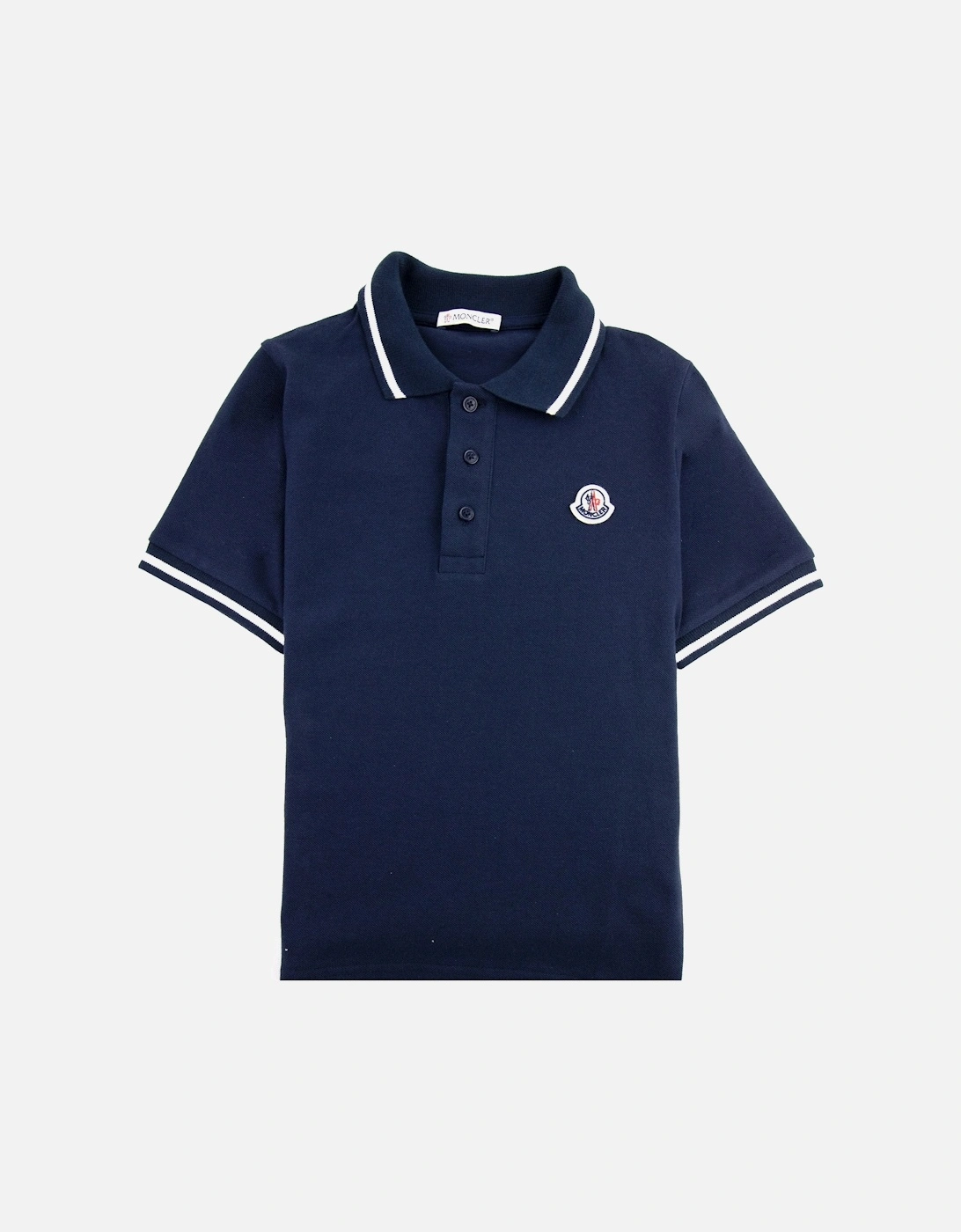 Junior Maglia Manica Short Sleeve Polo Navy 773, 3 of 2