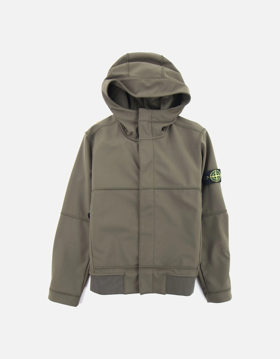 Junior 40234 Concealed Zip Soft Shell Jacket Khaki V0054, 3 of 2