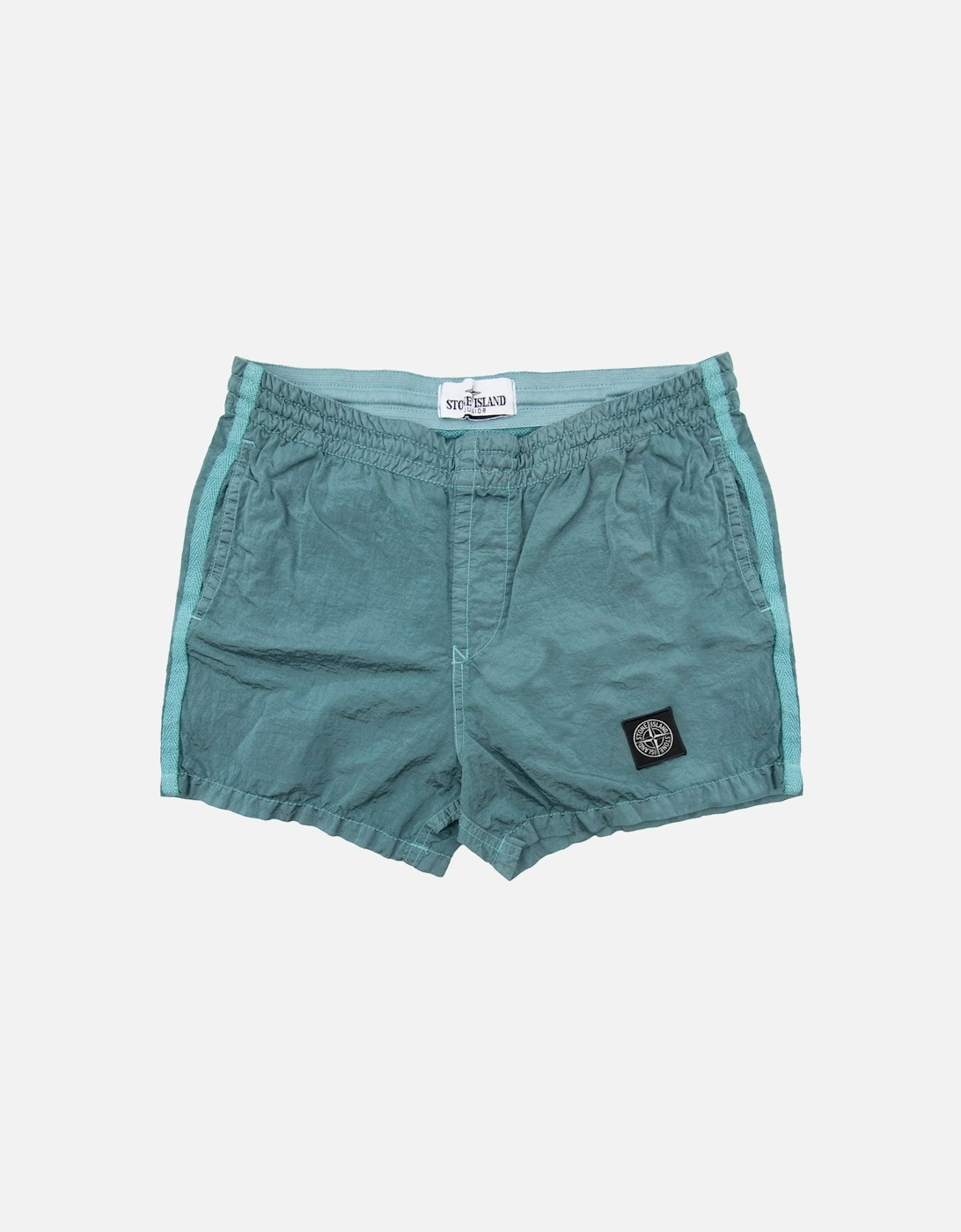 Junior B10001 Nylon Metal In Econyle Swim Shorts Light Green S0043, 6 of 5
