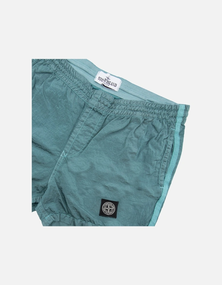 Junior B10001 Nylon Metal In Econyle Swim Shorts Light Green S0043