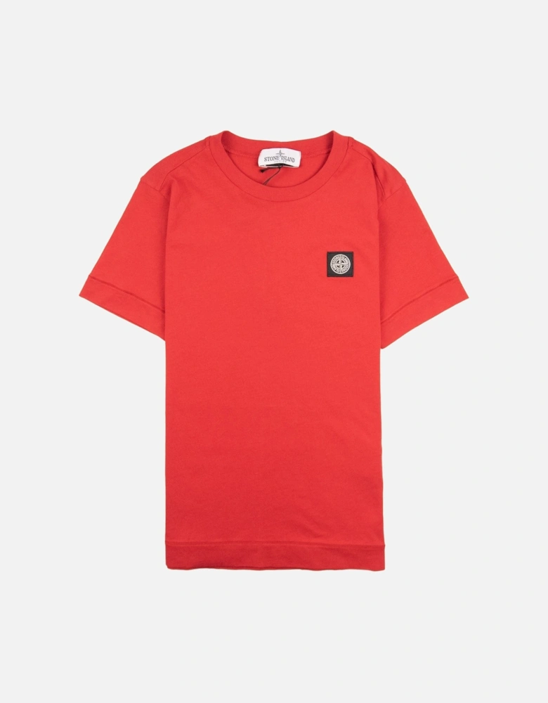 Junior Patch Logo T-Shirt Red
