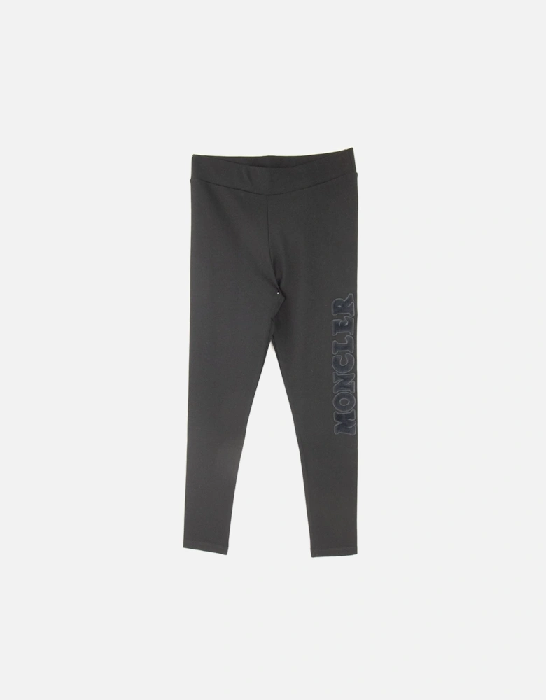 Junior Embossed Logo Pantalone Black 999