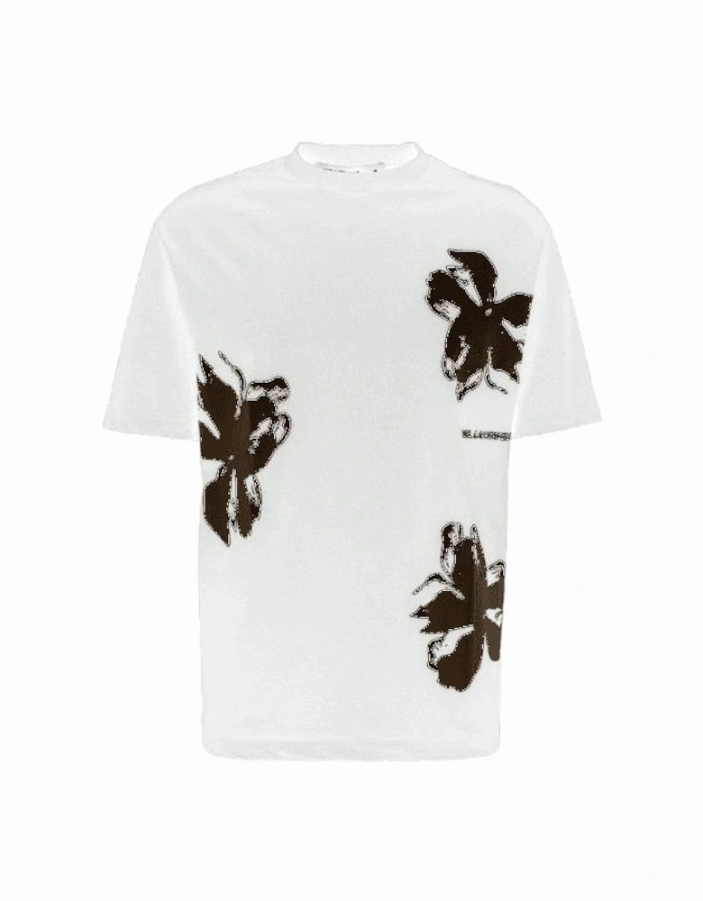Flower Logo White T-Shirt