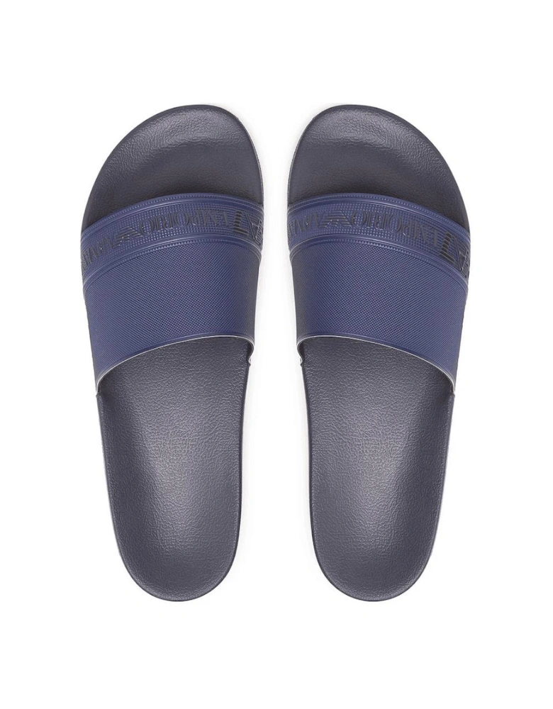 Tape Logo Navy Slider