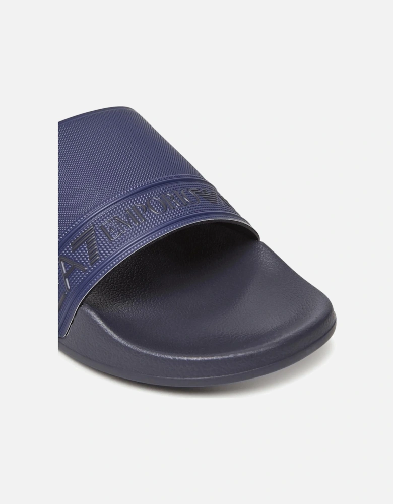 Tape Logo Navy Slider