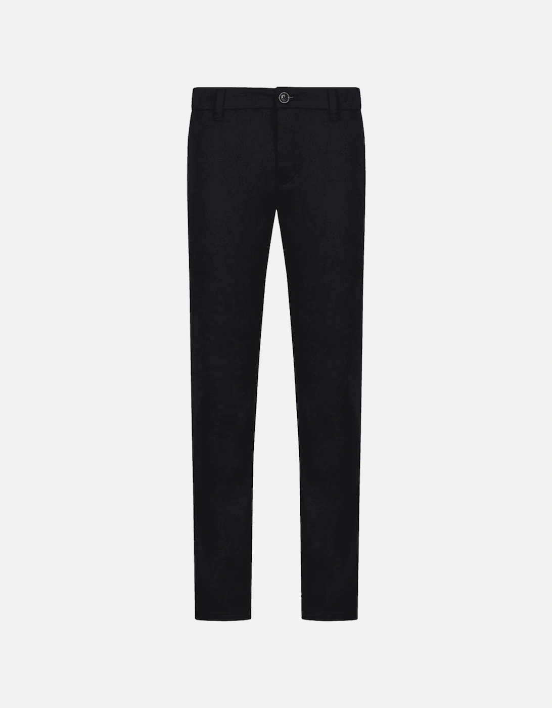 Slim Fit 5-Pocket Black Gabardine Jeans, 4 of 3