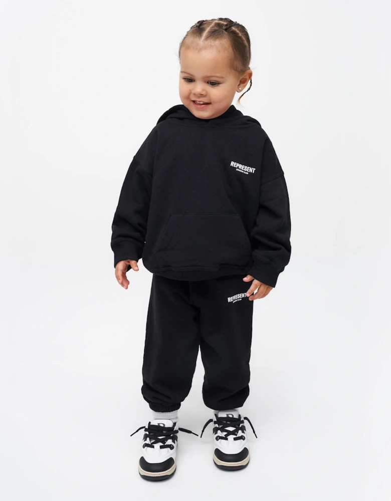 Kids Mini Owners Club Sweatpants in Black