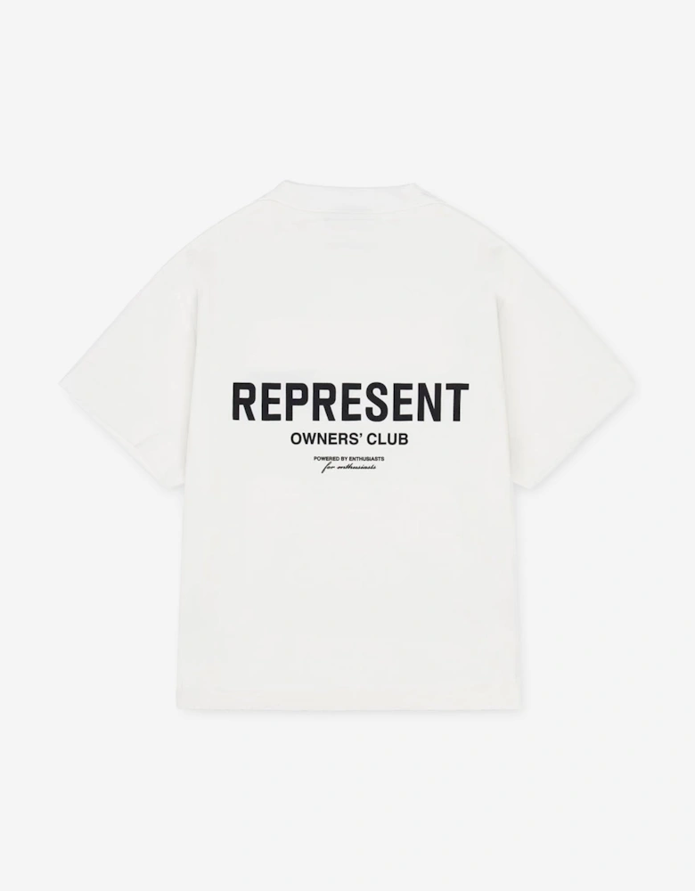 Kids Mini Owners Club T-Shirt in Ivory