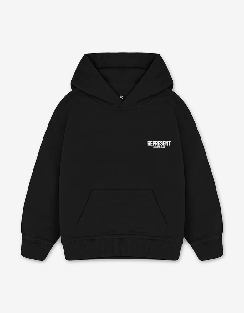 Kids Mini Owners Club Hoodie in Black