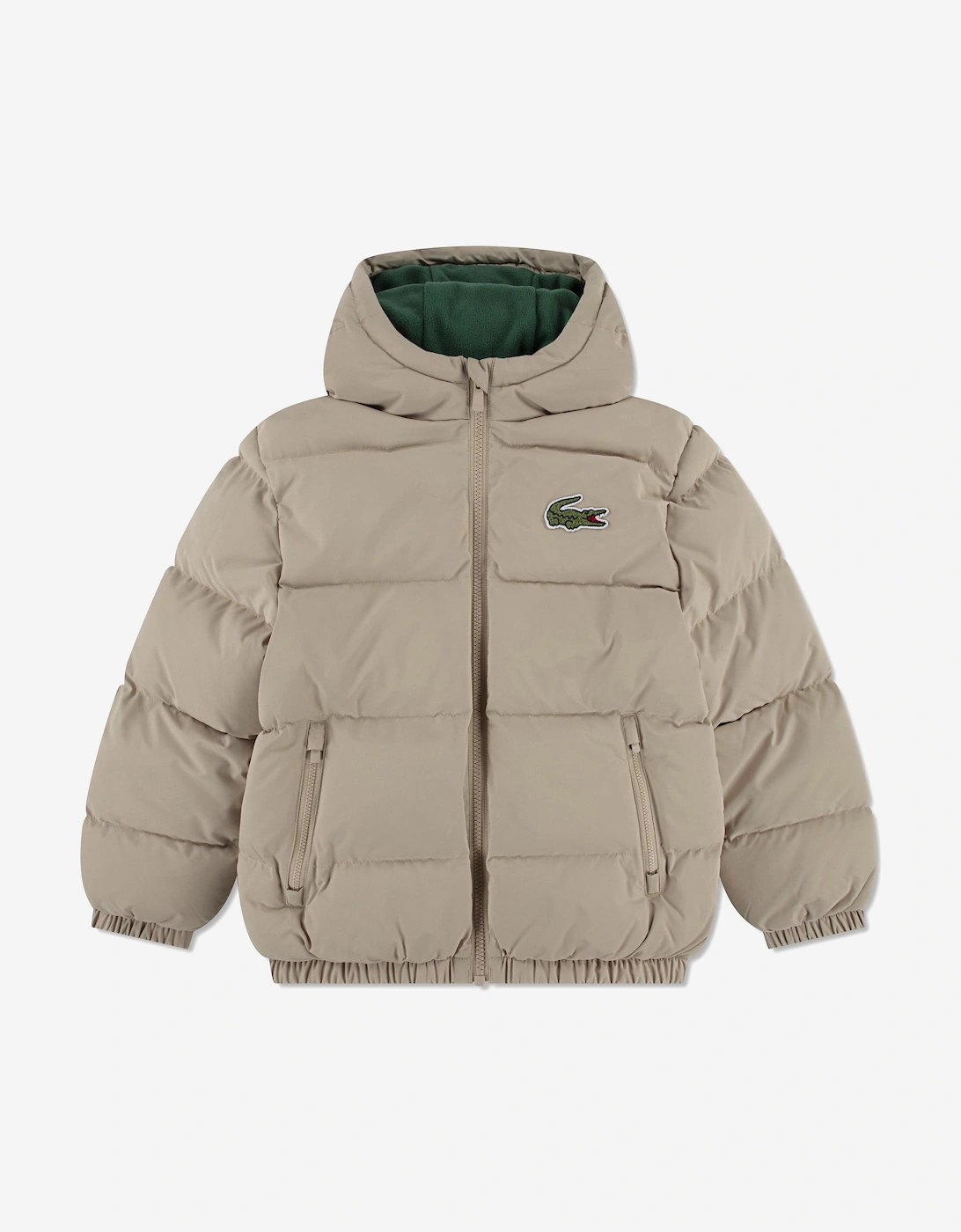 Kids Logo Puffer Jacket in Beige, 5 of 4