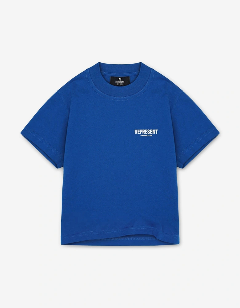 Kids Mini Owners Club T-Shirt in Blue